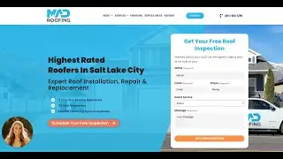 MAD Roofing Salt Lake City - Website Review