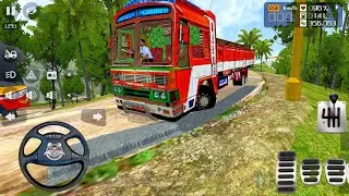 Ashok Leyland Material Transporter Truck Driving In Heavy Offroad | Bus Simulator Indonesia Game 