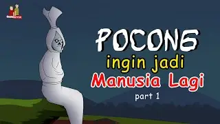 Pocong Ingin Jadi Manusia Lagi (Part 1)- Animasi Kartun Horor Lucu - Kampung Ruyuk