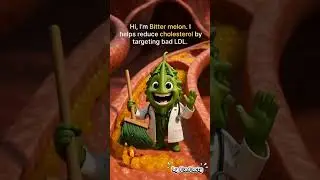 Lower cholesterol, live healthier ✨✨ #facts #education #funny #healthy #shorts #cartoon