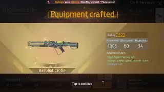 GACHA 5 BIOTIC RIFLE LV70 WANGY WANGY | Undawn