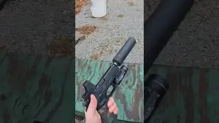 Suppressed recoil impulse is a bit odd. But totally satisfying.