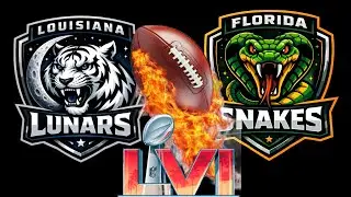 KFL 2025 SUPER BOWL!!!!! LOUISIANA LUNARS VS FLORIDA SNAKES!!!!!!!! 