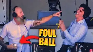 Dallas Braden SNAGS Foul Ball In Broadcast Booth || Baseball Is Dead