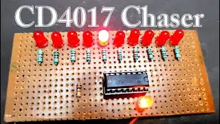 Amazing LED Chaser using only CD4017