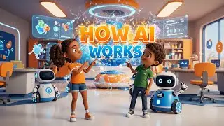 🤖 HOW AI WORKS | Artificial Intelligence Explained for Kids | Fun Tech Song by Biuda Kids