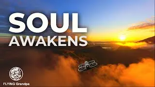 AMBER CLOUDS | 4K Wonderful Drone View