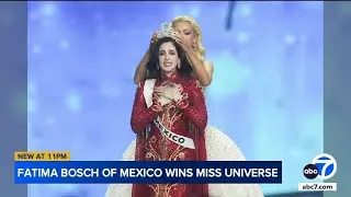 Mexico's F&aacute;tima Bosch named Miss Universe 2025