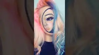 Weird MakeUp. Don't try challenge. #weirdmakeup