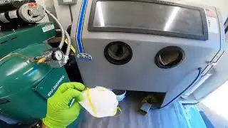 Abrasive Blast Cleaning Engine parts