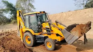 न्यू #JCB खतरनाक ड्राईवर mitti loader in river size amezing video 