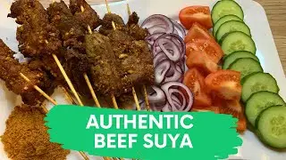 Nigerian Beef Suya Recipe | Spicy Beef Kebab | Kabobs | Efe Food Kitchen