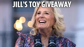 LIVE: US first lady Jill Biden hosts Toys for Tots event with Marines