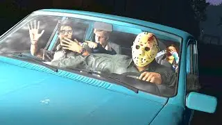 ДЖЕЙСОН ПОКАЗАЛ КАК НАДО ВОДИТЬ МАШИНУ! (The Friday 13th: The Game)