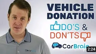 donate a car to charity// THE DON'S AND DON'Ts//