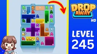Drop Away Level 245 Solution Walkthrough