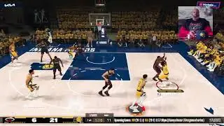 Aaron Nesmith with the fakeout to the rim. | #ski_wii_hennessy on #Twitch #God #2K25 #IndianaPacers