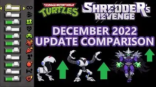 #AD | TMNT: Shredder's Revenge Comparison, notable changes to December 2022 update.