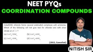 Cobalt(III) chloride forms several octahedral complexes with ammonia. Which of the following