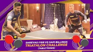 Shreyas Iyer vs Sam Billings - Part 1 | Table Tennis | KKR IPL 2022