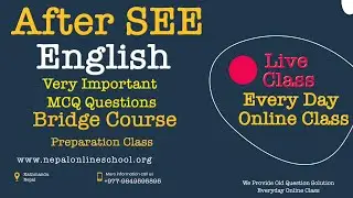 After SEE English Very Important MCQ Questions | 250 Questions Solved | After SEE Preparation