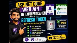 JWT Token 🔑 + Refresh Token ♻️ in ASP.NET Core Web API 🚀 | Step-by-Step Tutorial 🧑‍💻
