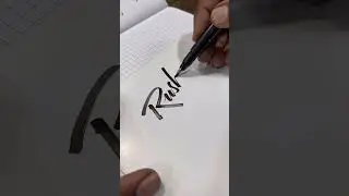 RUSHDA #rushda #viral #artistahsan #trending #calligraphy #signature