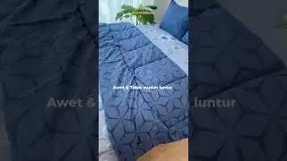 Sprei Motif Bunga dengan Nuansa Biru Adem & Aesthectic | Lebih Sejuk Dengan Hi-Breath