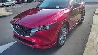 2025 Mazda CX-5 Premium Plus Soul Red Crystal Metallic over Black Leather stk#Z753678