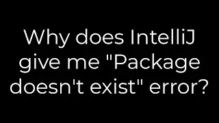 Java :Why does IntelliJ give me 