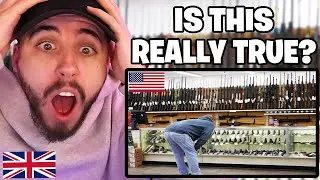 Brit SHOCKED at the Questions Brits Always ask about America!