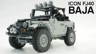 LEGO Technic 1983 Toyota Land Cruiser FJ40  4x4 FJ vs ICON FJ40 Baja