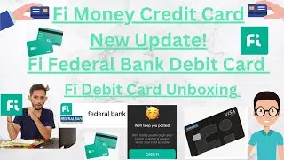 🤷🤑Unboxing & Review Fi Debit Card 🔥l Fi Credit Card New Update 💁l Fi Money Seving Account 😍.