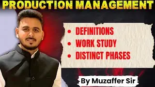 Mine Management  | Production Management | DGMS 2025 Exam Preparation | by Muzaffer Sir