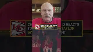 Andy Reid reacts to Taylor Swift & Travis Kelce's engagement 💍 #taylorswift #engagement #football