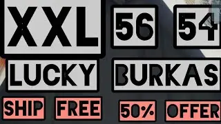 50% OFFER..XXL IMPORTED BLACK UNIQUE MODELS @ LUCKY BURKAS 