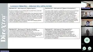 Demo Lezione – Ing. Mario Morelli | Dirextra | Contratti FIDIC
