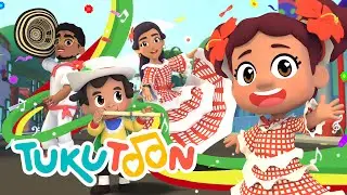 Lleg&oacute; el Carnaval 🎉 💃🏾🕺🏾#Tukutoon🥁 #CancionesParaNi&ntilde;os ❤️🌈🎶#TukuCarnaval