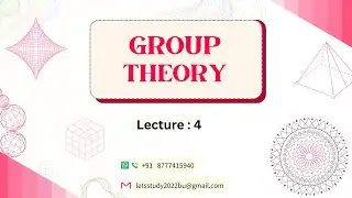 Group Theory 4 2025 June | LS2M