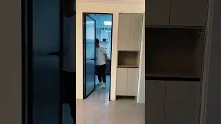 Minimalist glass swing door #china #doors #glass #aluminum