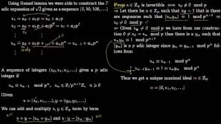 padic integer defn