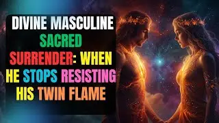 Divine Masculine Sacred SURRENDER: When He Stops Resisting His Twin Flame