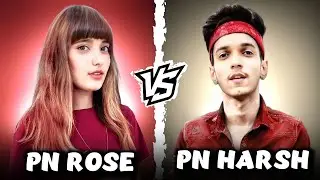 PN ROSE vs PN HARSH Most Funniest 1v1 Ever 😂💛 - Garena Free Fire