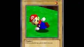 Me making Yu-Gi-Oh cards on the computer
