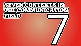 Seven Contexts in the Communication Field