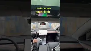 Tesla Full Self Driving through toll booth #tesla #fsdbeta #fullselfdriving