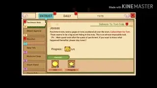Parchment Note Harvest Town New