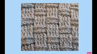 Le point panier au crochet