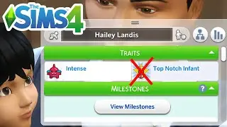 How To Remove The Top Notch Infant Trait (Cheat) - The Sims 4