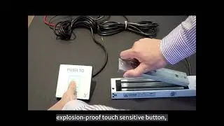 Explosion-proof exit button with ATEX  certificate.